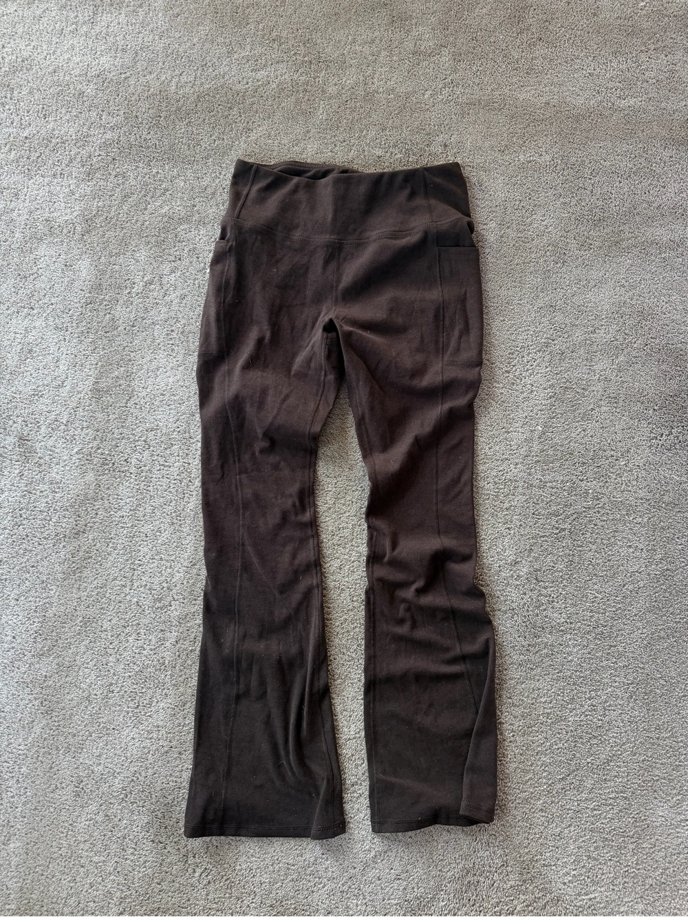 Laundry by Shelli Segal Brown Flare Leg Pants Size L